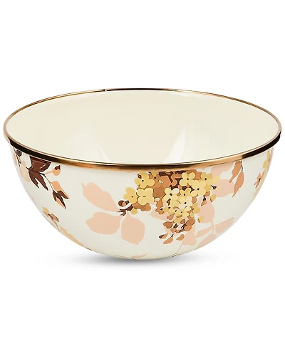 MacKenzie-Childs Wild Rose White Small Everyday Bowl, 40-oz.