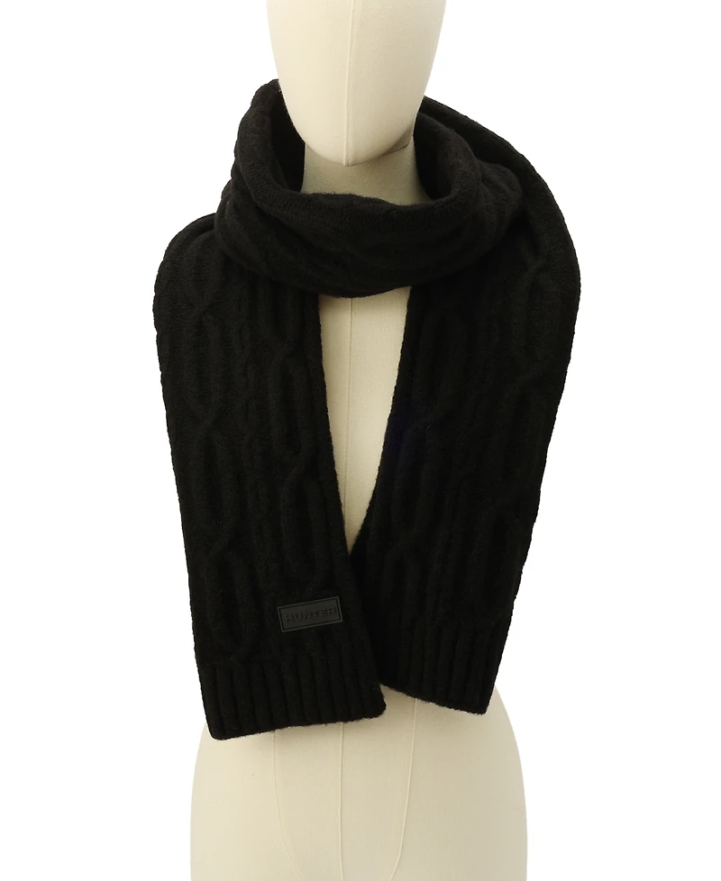 Hunter Cable-Knit Scarf