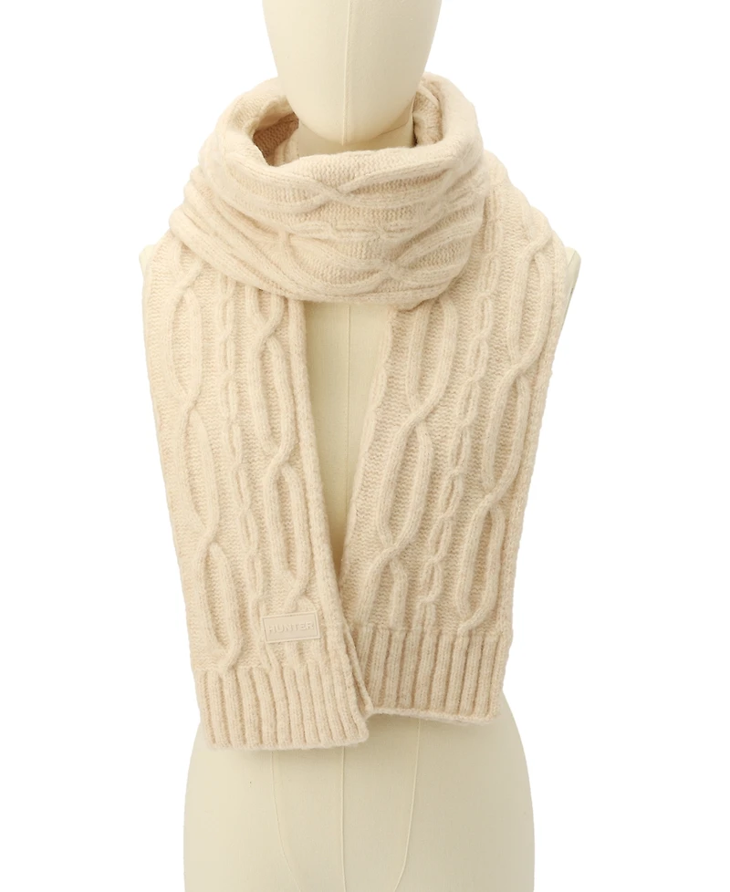 Hunter Cable-Knit Scarf