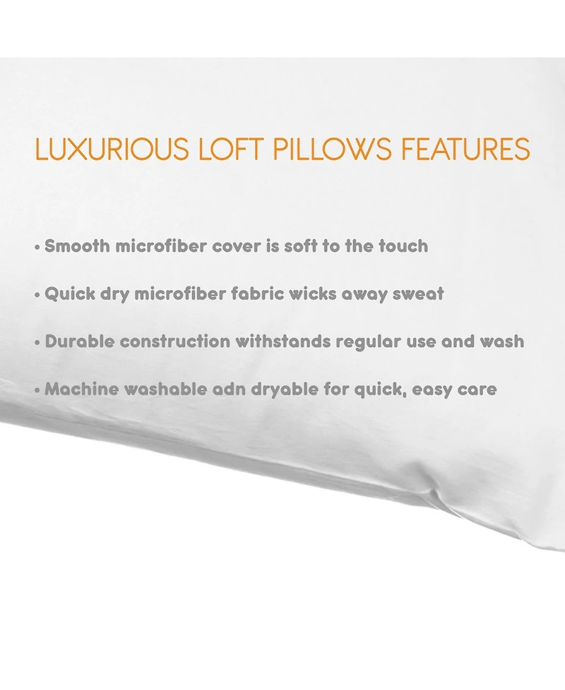 C&C California 2-Pack Pillow Set, Standard