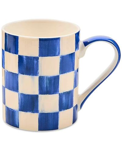 MacKenzie-Childs Royal Check Porcelain Mug