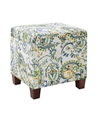 Convenience Concepts 21.5" Canvas Fabric Madison Storage Ottoman