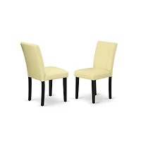 East West Furniture Dining Room Set Black