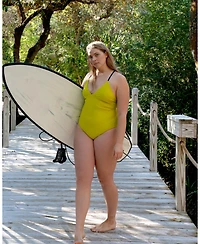 Ansea Women's The Reversible Tie Back One Piece Swimsuit