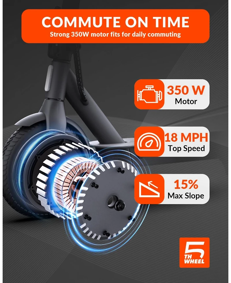 5th Wheel V30PRO 350W Electric Scooter