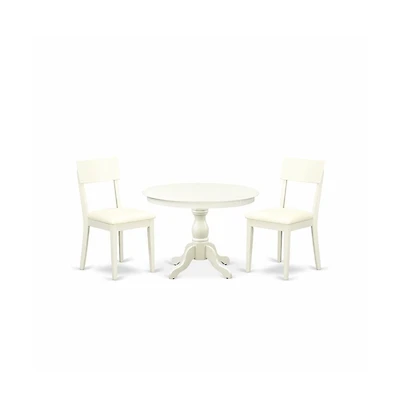 East West Furniture 3 Piece Kitchen Set