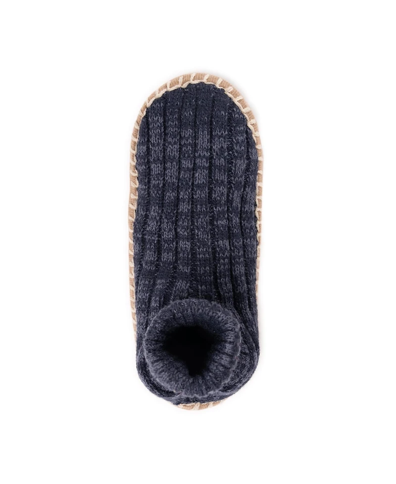 Muk Luks Men's Cuff Bootie Slipper