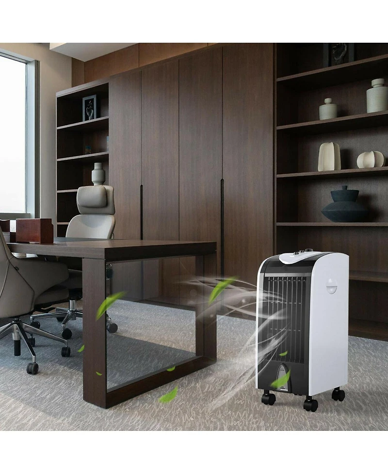 Mecale 3-in-1 Portable Evaporative Air Cooler with Filter Knob for Indoor