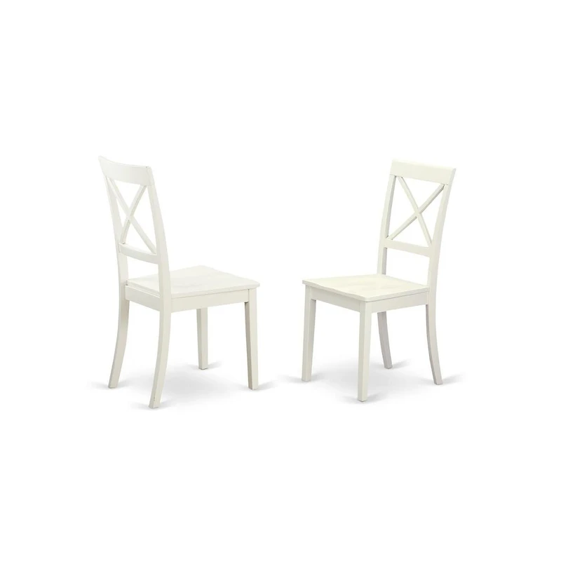 East West Furniture 3 Pc Dining room set for 2-Small Kitchen Table and 2 Kitchen Chairs