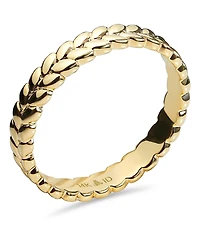 Devata Wheat Ring 14K Gold, 8, approx. 3.0 grams