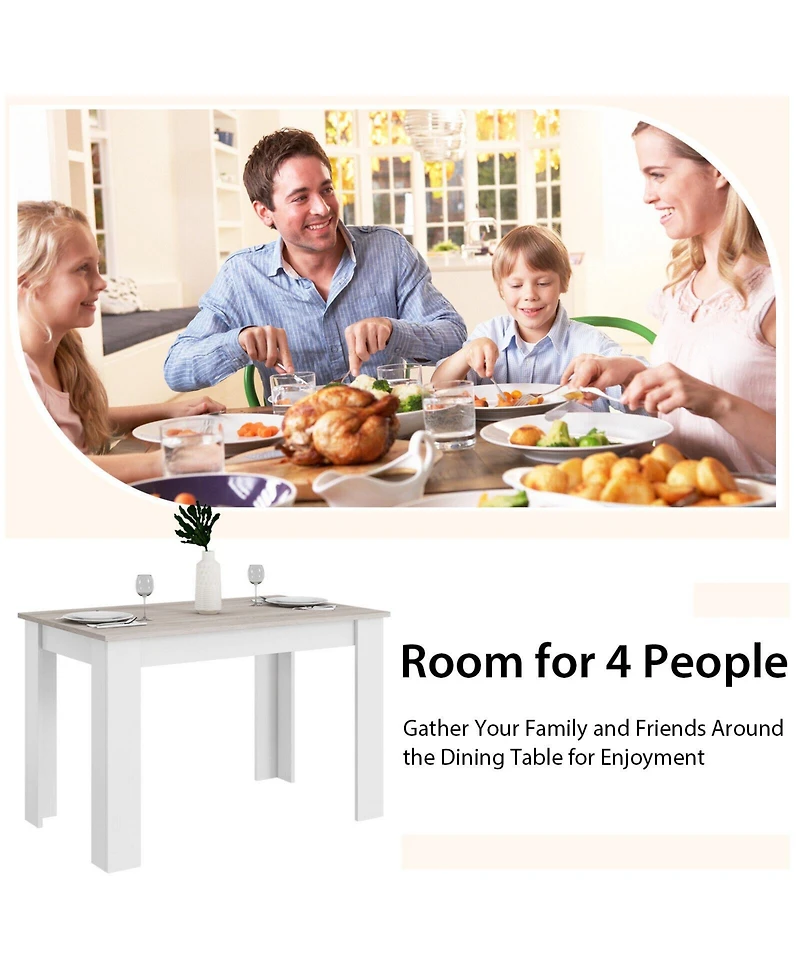 Volenca 47 Inches Dining Table for Kitchen and Dining Room