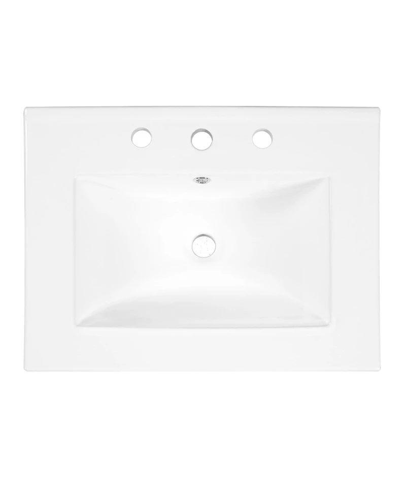 Casainc 24" Bathroom Vanity With Ceramic Sink, 1 Drawer and 2 Soft-Close Doors for Small Spaces