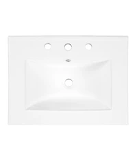 Casainc 24" Bathroom Vanity With Ceramic Sink, 1 Drawer and 2 Soft-Close Doors for Small Spaces