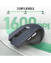 Acer Wireless Mouse for Laptop, 2.4GHz Computer Mouse with 3 Adjustable Dpi, 6 Buttons, Usb Receiver (1600 Dpi, Compatible with Pc, Laptop, Desktop)