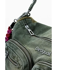 Desigual Women's Medium combined denim bag