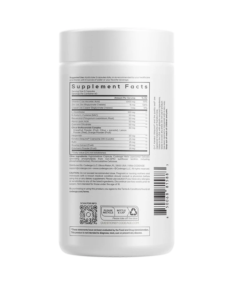 Codeage Liposomal Vitamin C+ Platinum