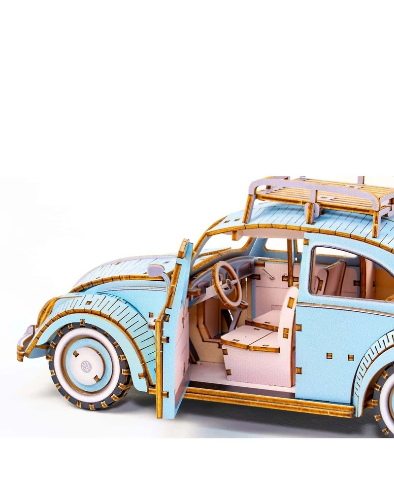 Flash Popup 3D Diy Puzzle: 1949 Vw Beetle Type 1 Wa-Gu-Mi Color Version
