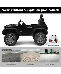 Akiudex Kids Electric Ride On Truck with Remote Control and Music Player