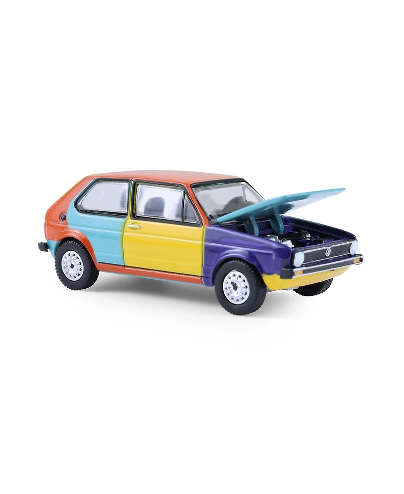 Greenlight 1/64 1975 Volkswagen Rabbit Harlequin Tribute, Club V-Dub Series 21