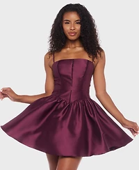 Alex & Sophia Juniors' Sleeveless Short Dress