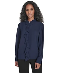 Calvin Klein Women's Long-Sleeve Blouse