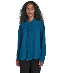 Calvin Klein Women's Long-Sleeve Blouse