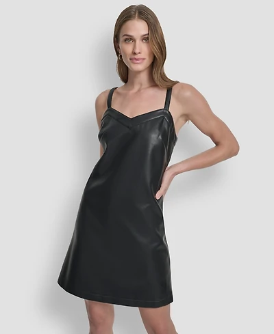 Dkny Women's Sleeveless A-Line Mini Dress