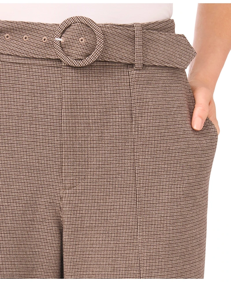 CeCe Women's High Waist Tailored Pants