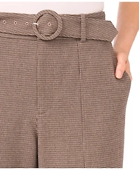 CeCe Women's High Waist Tailored Pants