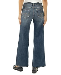 Silver Jeans Co. Women's Suki Wide Mid Rise Curvy Fit