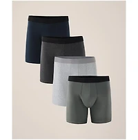 Pact Men's Everyday Extended Boxer Brief 4-Pack