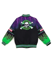 Monster Jam Toddler Boys Zip Up Varsity Bomber Jacket