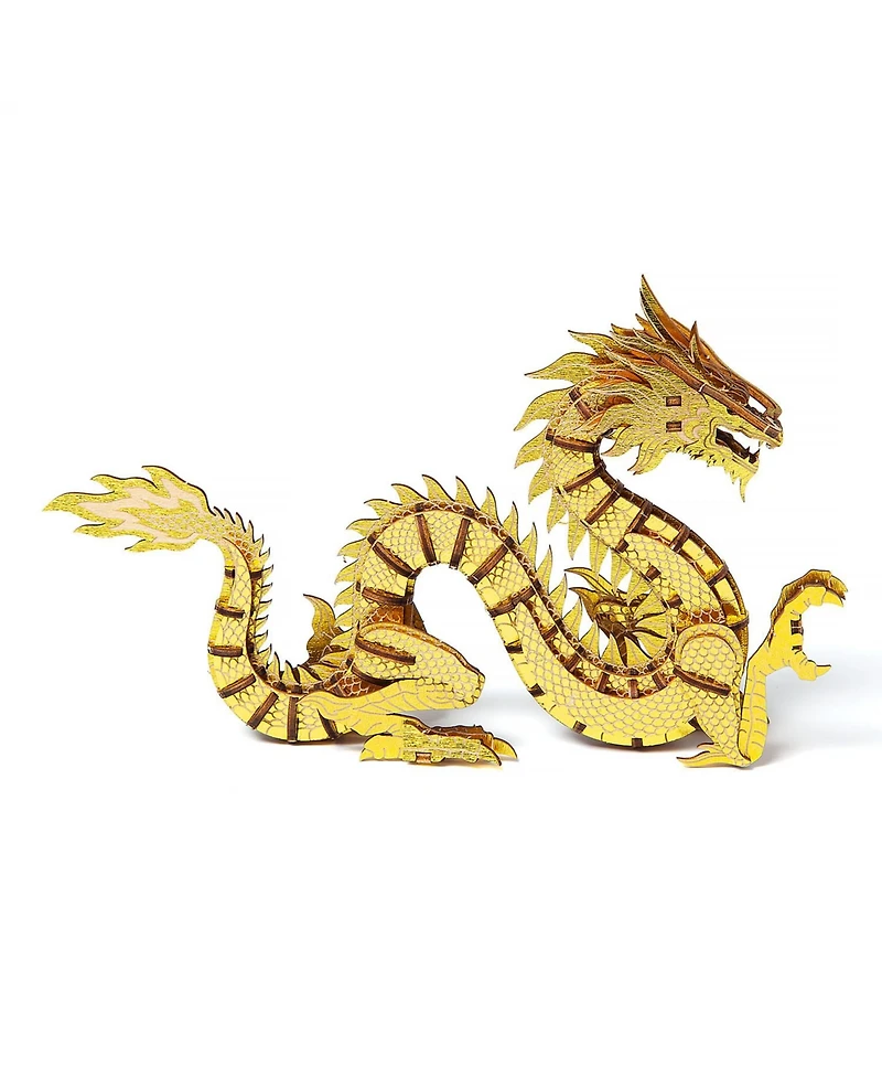 Flash Popup 3D Diy Puzzle: Dragon Wa-Gu-Mi Color Version
