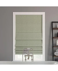 Sun Zero Pryer Textured 100% Blackout Cordless Roman Shade