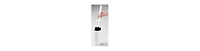 iDesign Plastic Toilet Brush and Holder for Bathroom - White