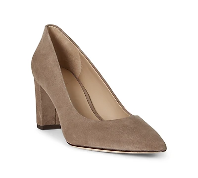 Lauren Ralph Women's Lanette Suede Block-Heel Pumps