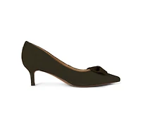 Lauren Ralph Women's Adrienne Suede Bow Pumps