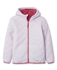 Lands' End Girls FeatherFree Reversible High Pile Insulated Jacket