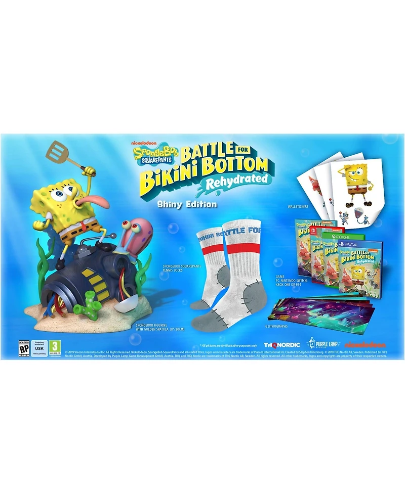 Thq Nordic Spongebob Squarepants: Battle for Bikini Bottom Rehydrated Shiny Ed.