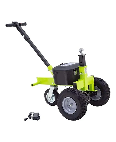 Tow Tuff Tmd-35ETD8 Adjustable 3500 Lbs Capacity Electric Trailer Dolly, Green