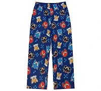 Sonic Toddler Boys 2-Piece Coat-Style Top and Pants Pajama Set