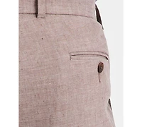 Calvin Klein Men's Slim-Fit Linen-Blend Suit Separates Pants