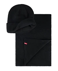 Levi's Men's 2-Piece Matching Beanie and Scarf Set