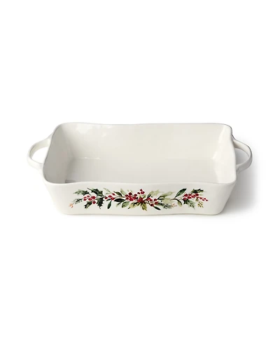 Certified International Holly Vines Medium Rectangular Baker