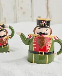 Certified International Nutcracker Parade 3-d Teapot