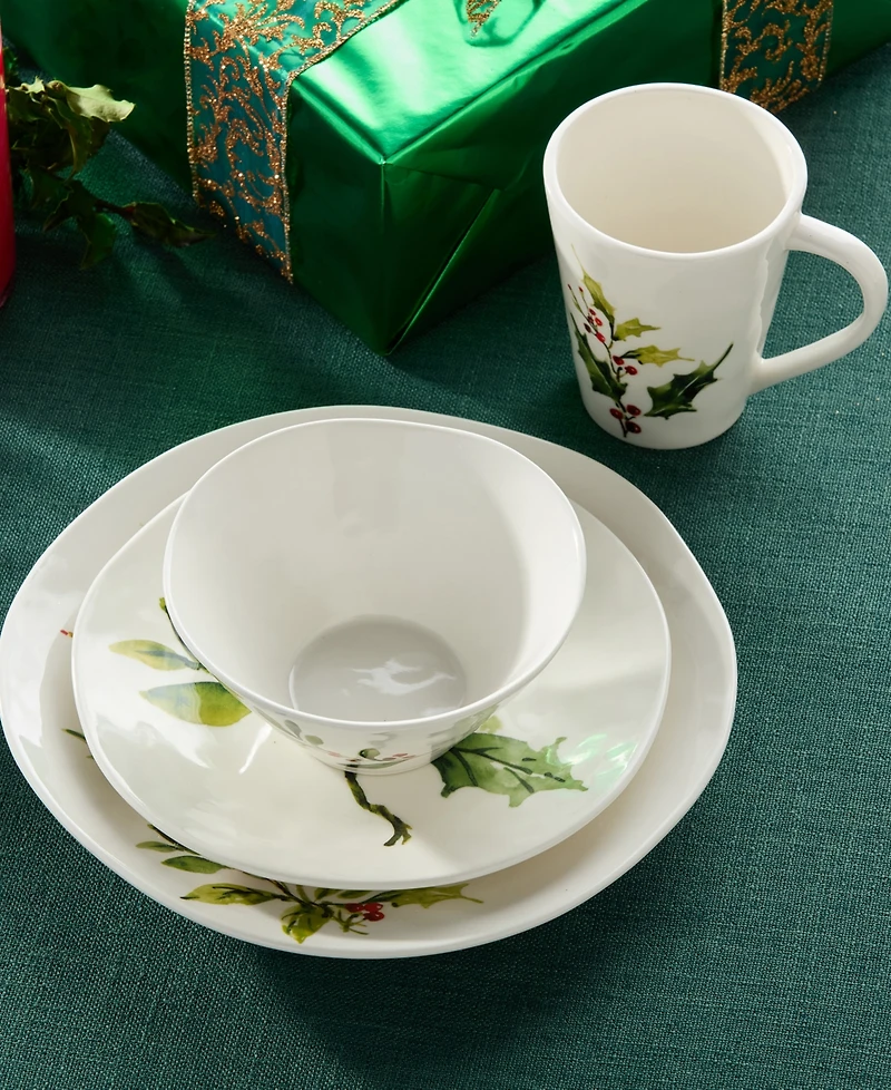 Certified International Holly Vines 16-Pc. Dinnerware Set, Service for 4