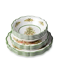 Certified International Holly Tree Melamine 12-Pc. Dinnerware Set, Service for 4