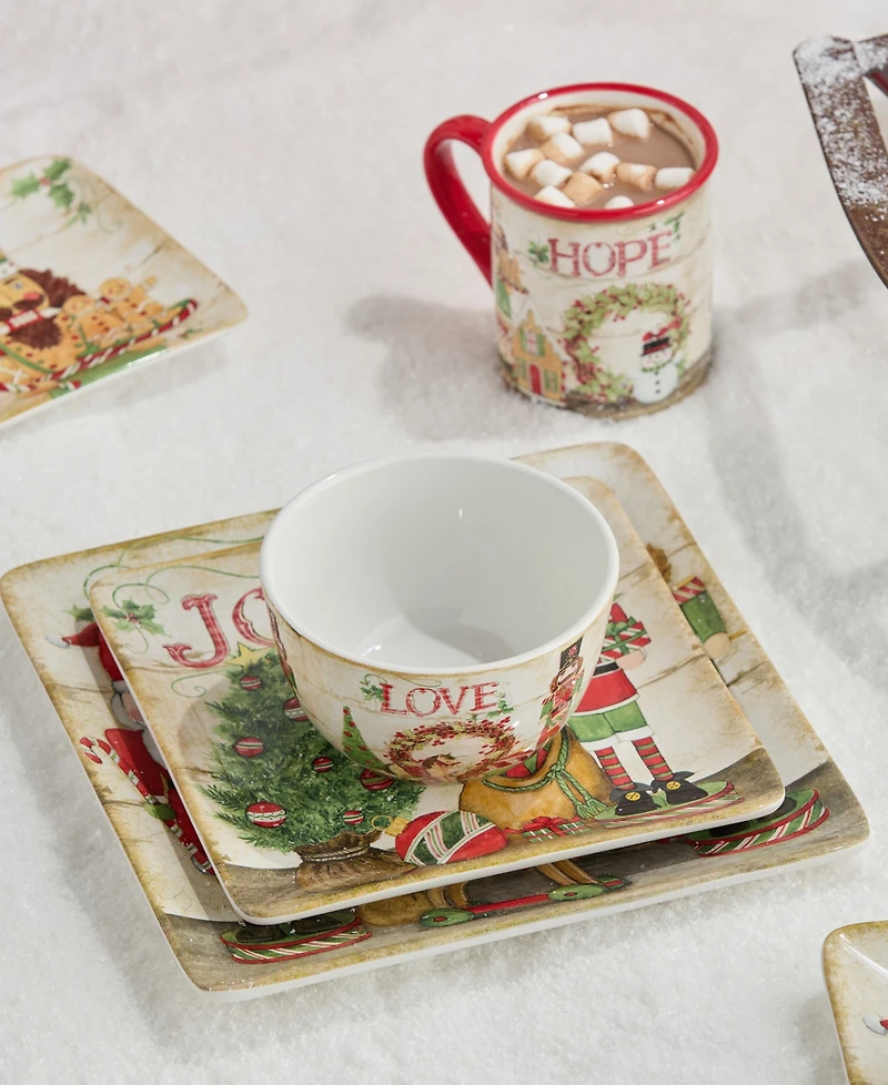 Certified International Nutcracker Parade 16-Pc. Dinnerware Set, Service for 4