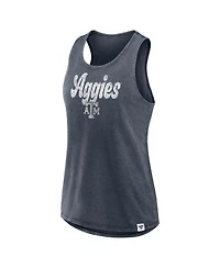 Fanatics Women's Charcoal Texas A M Aggies True Classics Snow Wash Tank Top