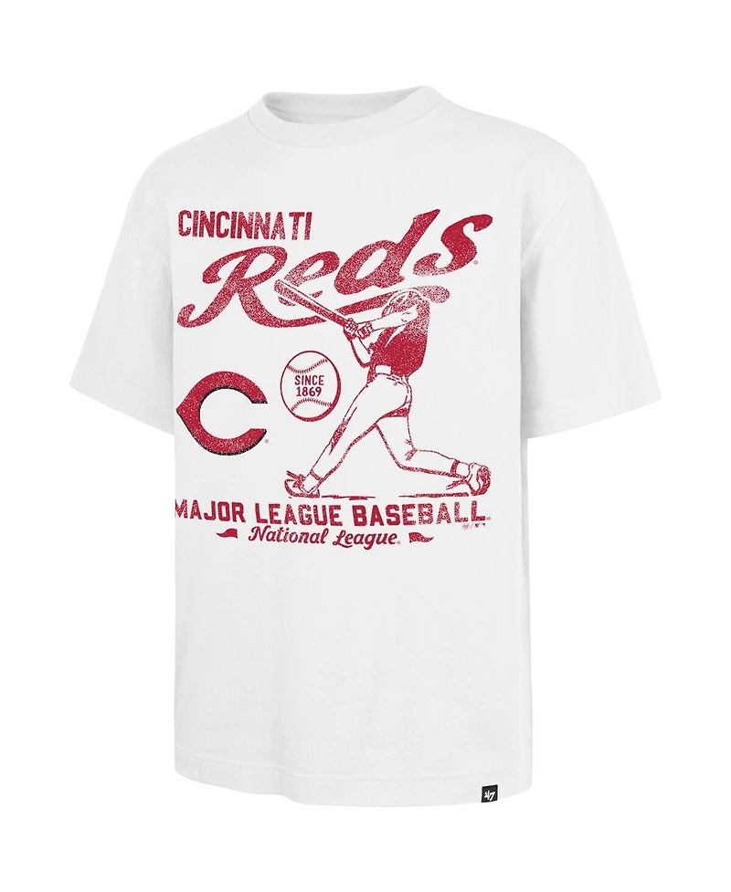 '47 Brand Men's White Cincinnati Reds Regional Batter Foundation T-Shirt